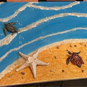 Large Sea Turtle Art